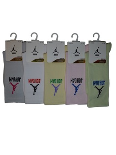 Комплект носков женских Jordan JO-F-A6033 разноцветных 37-41, 5 пар