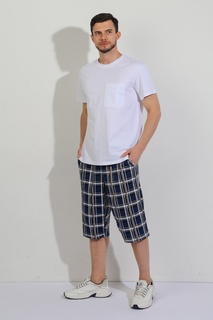 Шорты домашние мужские Виолетта Штурман-3 синие 50 RU