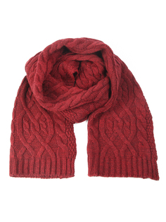 Шарф женский GOLDENIKA scarf-w бордовый, 180х35 см