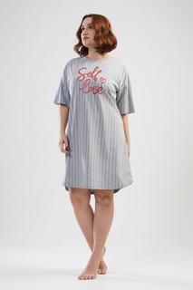 Туника домашняя женское VIENETTA 111276_1294 серое 4XL