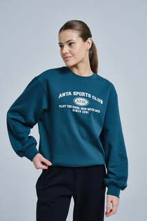 Свитшот женский Anta Vintage sports A-KIND FLEECE TECH 862348706 синий 2XL