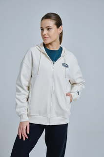 Толстовка женская Anta Vintage sports 862348708S белая 2XL