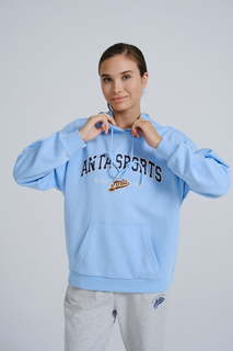 Худи женское Anta Vintage sports 862338708 синее 2XL