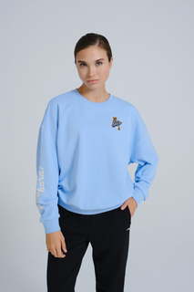 Свитшот женский Anta Vintage sports 862338724 синий XL