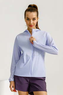 Ветровка женская Anta RUNNING A-CHILL TOUCH/A-UV PROTECT 862325601 голубая 2XL