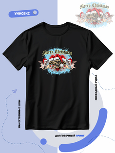 Футболка унисекс Smail-p 1000026 черная 3XL