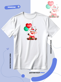 Футболка унисекс Smail-p 1000022 белая S
