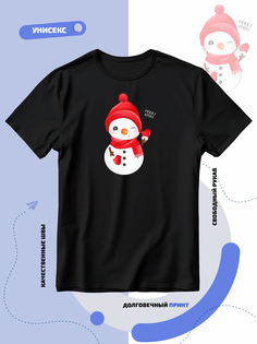 Футболка унисекс Smail-p 1000021 черная XS