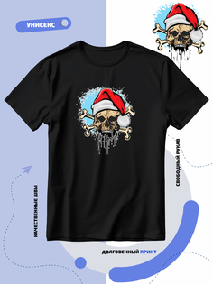 Футболка унисекс Smail-p 1000017 черная XL