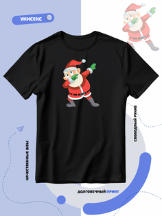 Футболка унисекс Smail-p 1000032 черная 7XL