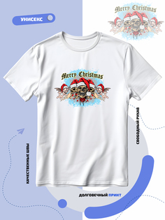 Футболка унисекс Smail-p 1000026 белая 7XL