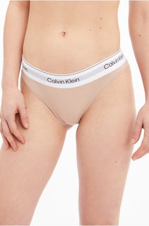 Трусы женские Calvin Klein 000QF7047E бежевые S