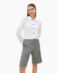 Шорты женские Gloria Jeans GSH010644 серые L (48-50)