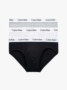 Комплект трусов мужских Calvin Klein 0000U2661G белых, серых, черных S