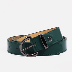 Ремень женский 9720605 зеленый, 110х2,7 см No Brand