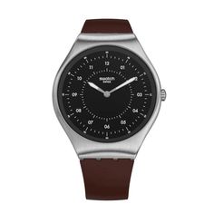 Наручные часы унисекс Swatch SKINASTIC SYXS102 коричневые