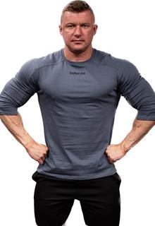 Лонгслив мужской INFERNO style Ф-006 серый 3XL