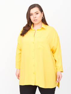 Рубашка женская ZORY ZBL28004YLW47 желтая 68 RU