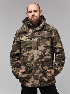Куртка мужская Armed Forces AF279/ хаки 4XL
