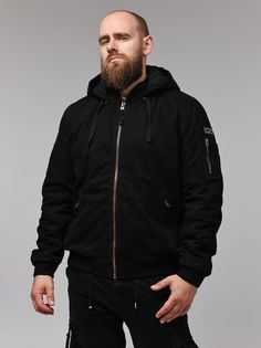 Куртка мужская Armed Forces AF320 черная 3XL