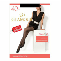 Колготки женские Glamour черные 3