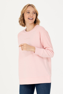 Свитшот женский US Polo G082SZ0820KAYAK23K-E розовый XL