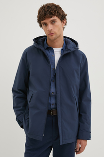 Куртка мужская Finn Flare BAS-20084 синяя 2XL