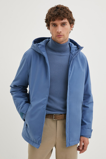 Куртка мужская Finn Flare BAS-20084 голубая L