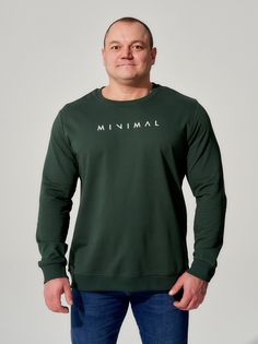 Свитшот мужской MR. BIGMAN MB2120 зеленый 7XL