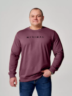 Свитшот мужской MR. BIGMAN MB2120 бордовый 10XL