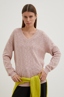 Пуловер женский Finn Flare BAS-10152 розовый XS