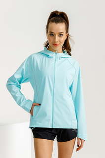 Ветровка женская Anta RUNNING A-RAIN RESISTANT/A-WINDPROOF BREATHBLE бирюзовая XL