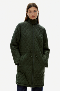 Пальто женское Finn Flare BAS-10077 зеленое M