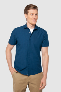 Рубашка мужская Kanzler 3S-428RL-1158-12 синяя 43