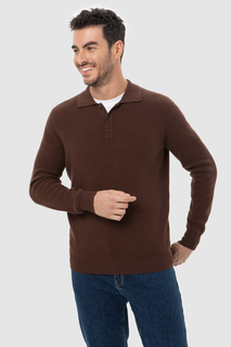 Пуловер мужской Kanzler 3A-606WT-0430-23 коричневый XL