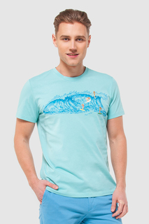 Футболка мужская Kanzler 3S-788SL-2313-42 синяя 2XL