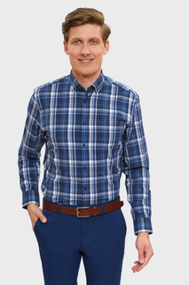 Рубашка мужская Kanzler 3S-408RL-0649-15 синяя 44