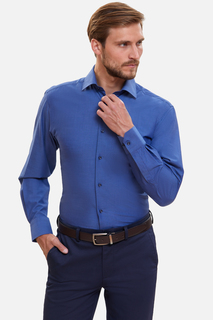 Рубашка мужская Kanzler 3A-401RL-1110-15 синяя 41