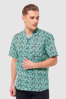 Рубашка мужская Kanzler 3S-428CS-1151-40 бирюзовая 40