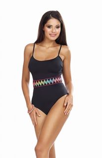 Купальник слитный женский LORIN L4487/2 черный 75/38