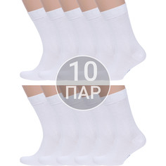 Комплект носков мужских VASILINA 10-3С4110 белых 27-29