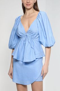 Блуза женская SHADE D4S23000AM437 голубая 42 EU