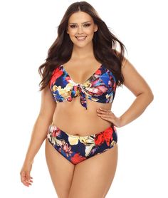 Купальник раздельный женский LORIN L3108/2 разноцветный 80G/40