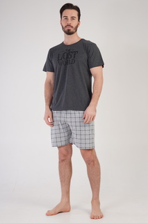 Комплект домашний мужской VIENETTA 211068_1708 серый XL