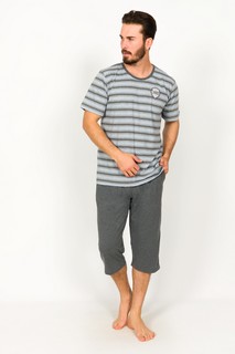 Комплект домашний мужской VIENETTA 009029_0000 серый S