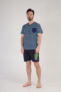 Комплект домашний мужской VIENETTA 212092_2100 синий 3XL