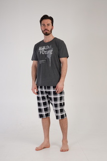 Комплект домашний мужской VIENETTA 212269_6006 серый 2XL