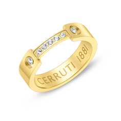 Кольцо из стали р. 17.2 Cerruti 1881 CIJLF0006606, кристаллы