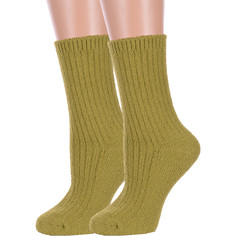 Комплект носков женских Hobby Line 2-Нжмп2280 зеленых 35-40, 2 пары