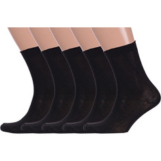 Комплект носков мужских Hobby Line 5-Нм008 черных 29, 5 пар